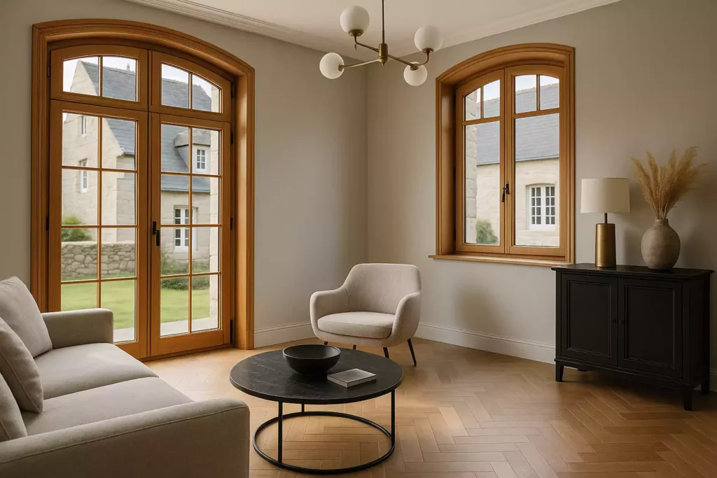 Maison fenêtres en bois Rénovation Ille-et-Vilaine