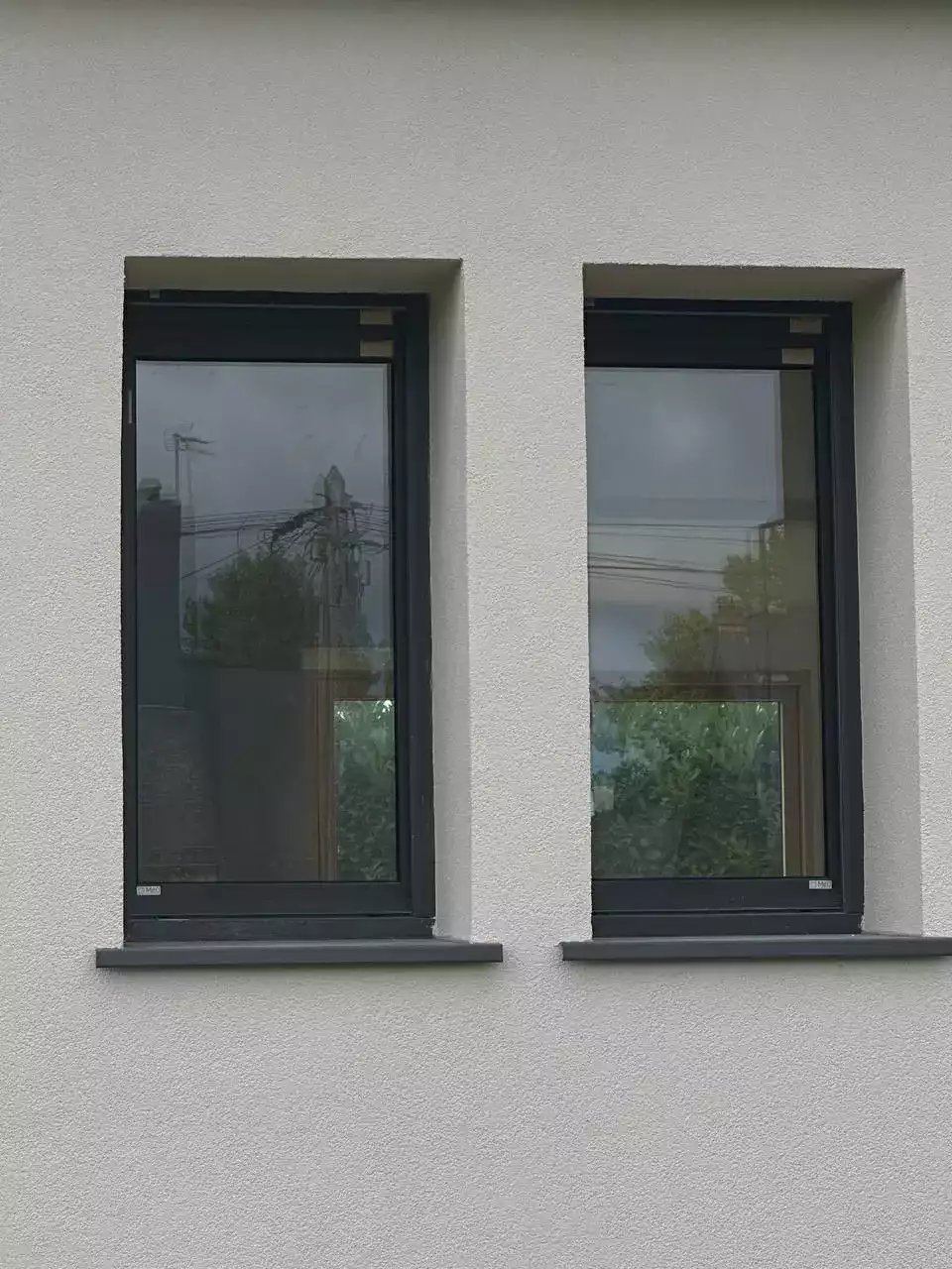 Fenêtres 1 vantaux maison rénovation Mixte Bois-alu RAL2900 MéO