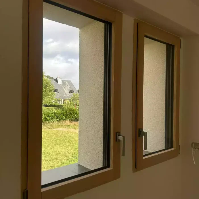 Fenêtres 1 vantaux maison rénovation Mixte Bois-alu MéO