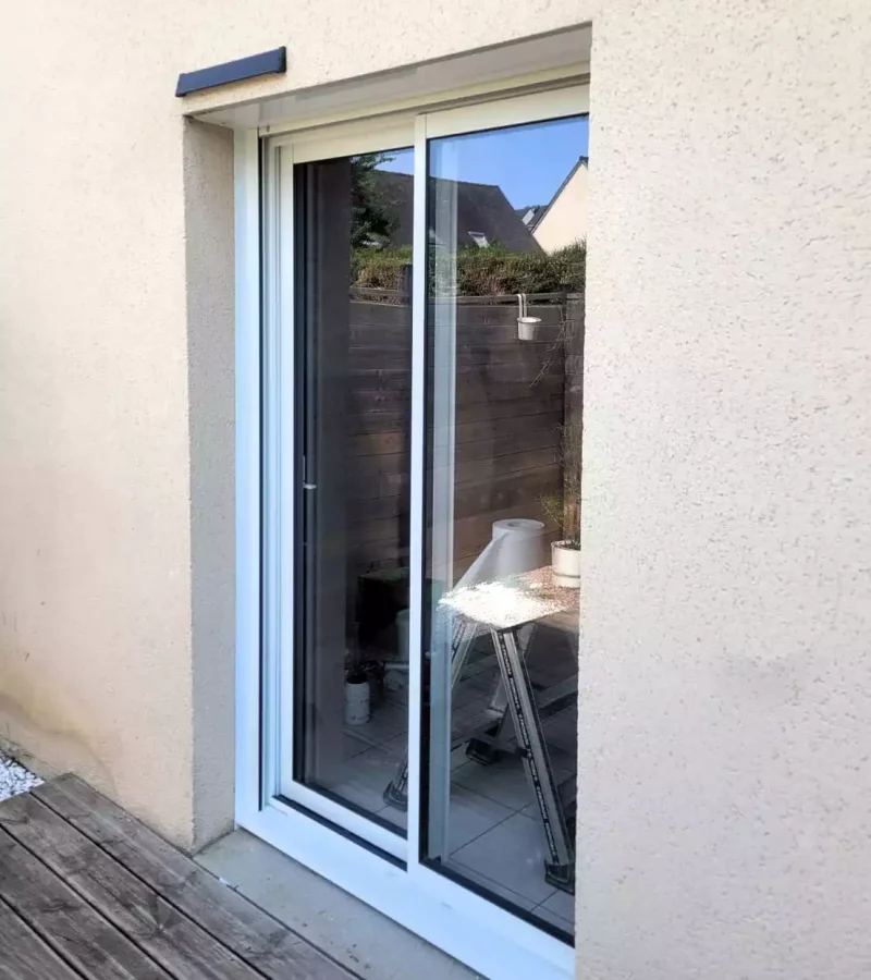 Fenêtre en alu Blanc intérieure et extérieure