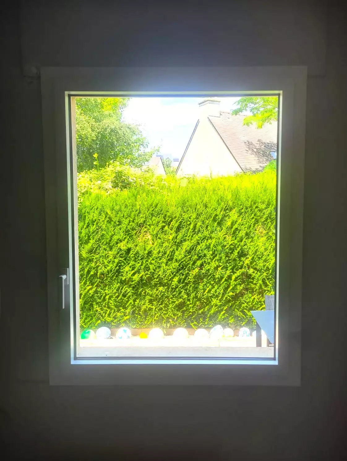 Fenêtre en alu Blanc intérieure et extérieure