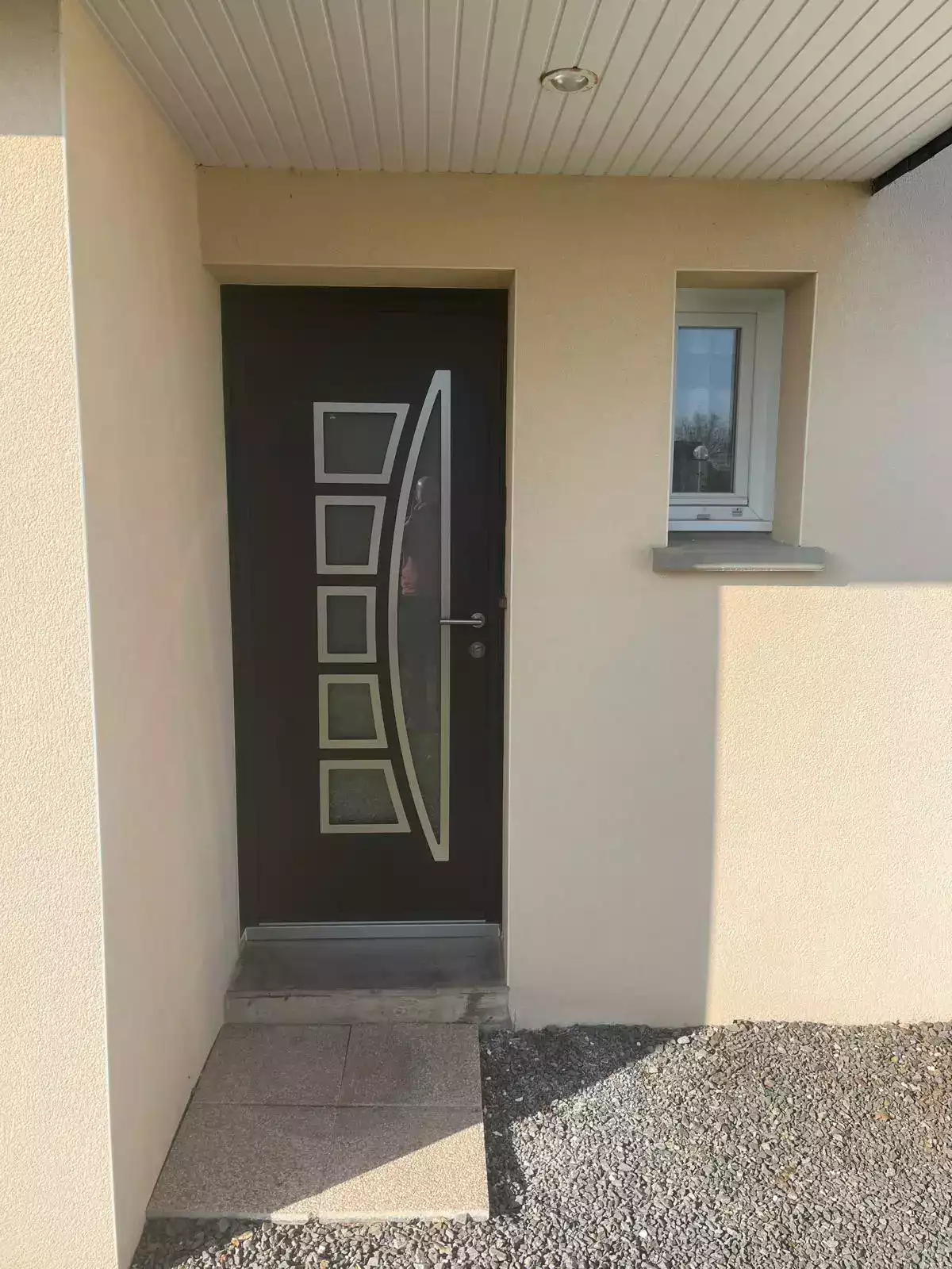 porte d'entrée K-Line alu avec vitrage